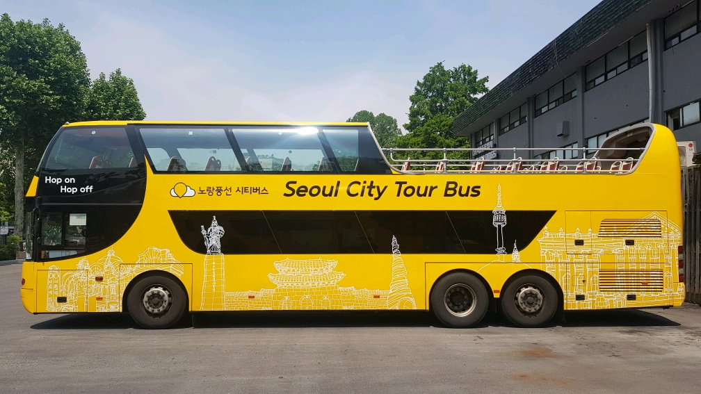 노랑풍선 시티버스_하프형 2층버스